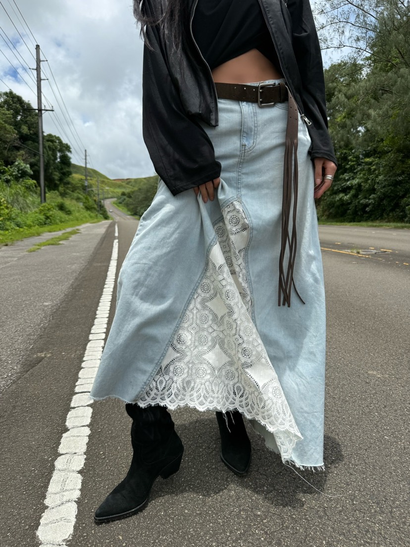 ABBEYLEE東大門㊣代購女裝新款人氣推薦25秋冬長裙不含腰帶ABBEYLEE長裙
