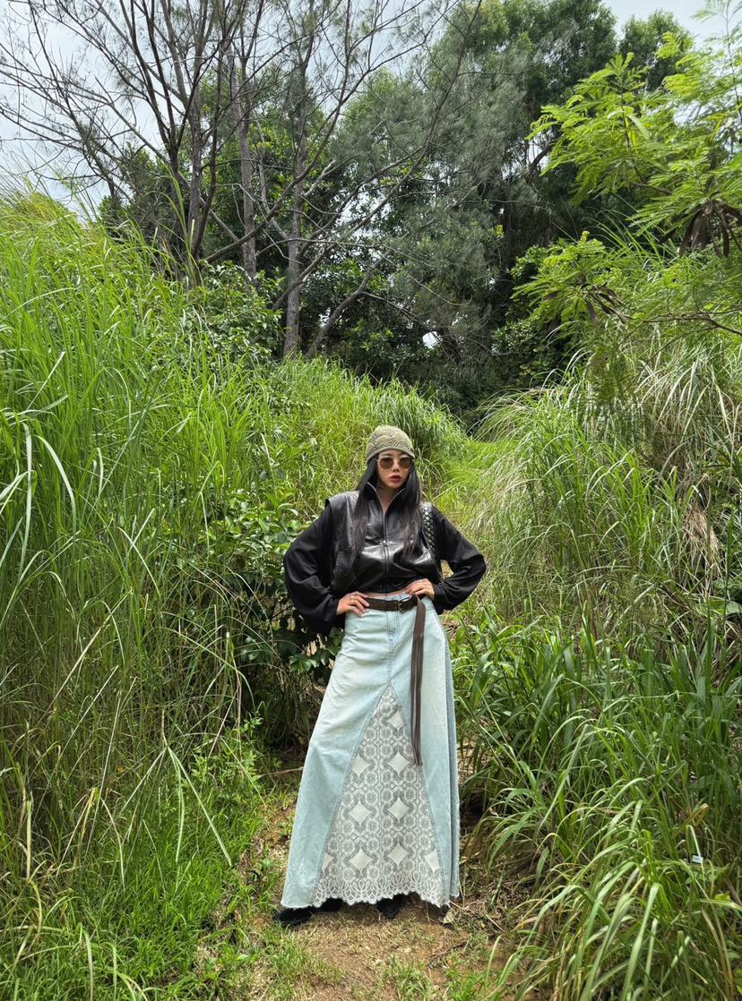 ABBEYLEE東大門㊣代購女裝新款人氣推薦25秋冬長裙不含腰帶ABBEYLEE長裙