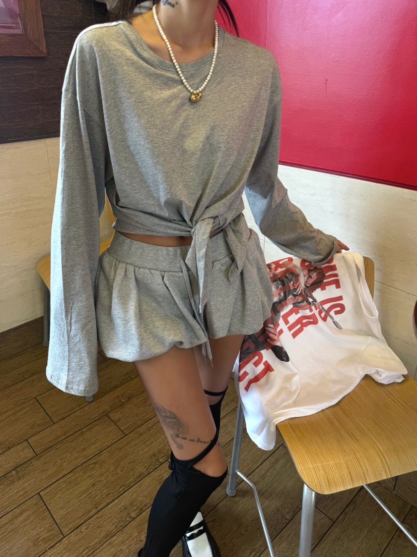 ABBEYLEE韓國代購㊣女裝新款休閑職業時尚人氣推薦25秋冬長袖T恤ABBEYLEE長袖T恤圖色2