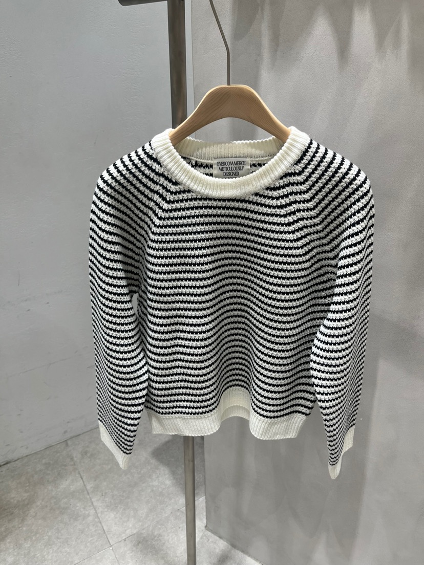 EVERCOMMERCE METICULOUSLY DESIGNED韓國直郵㊣女裝新品休閑針織衫EVERCOMMERCE METICULOUSLY DESIGNED針織衫圖色2
