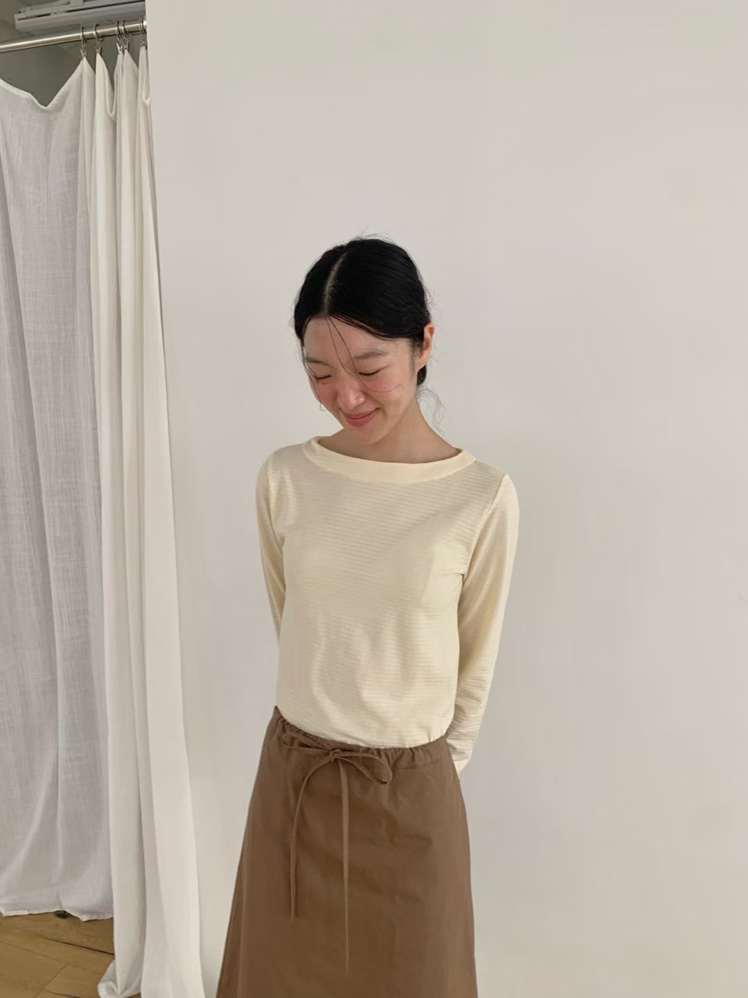 WEATHER東大門㊣代購女士新款熱賣時尚真品推薦25秋冬長袖T恤GOBSLMURI-ot長袖T恤圖色3