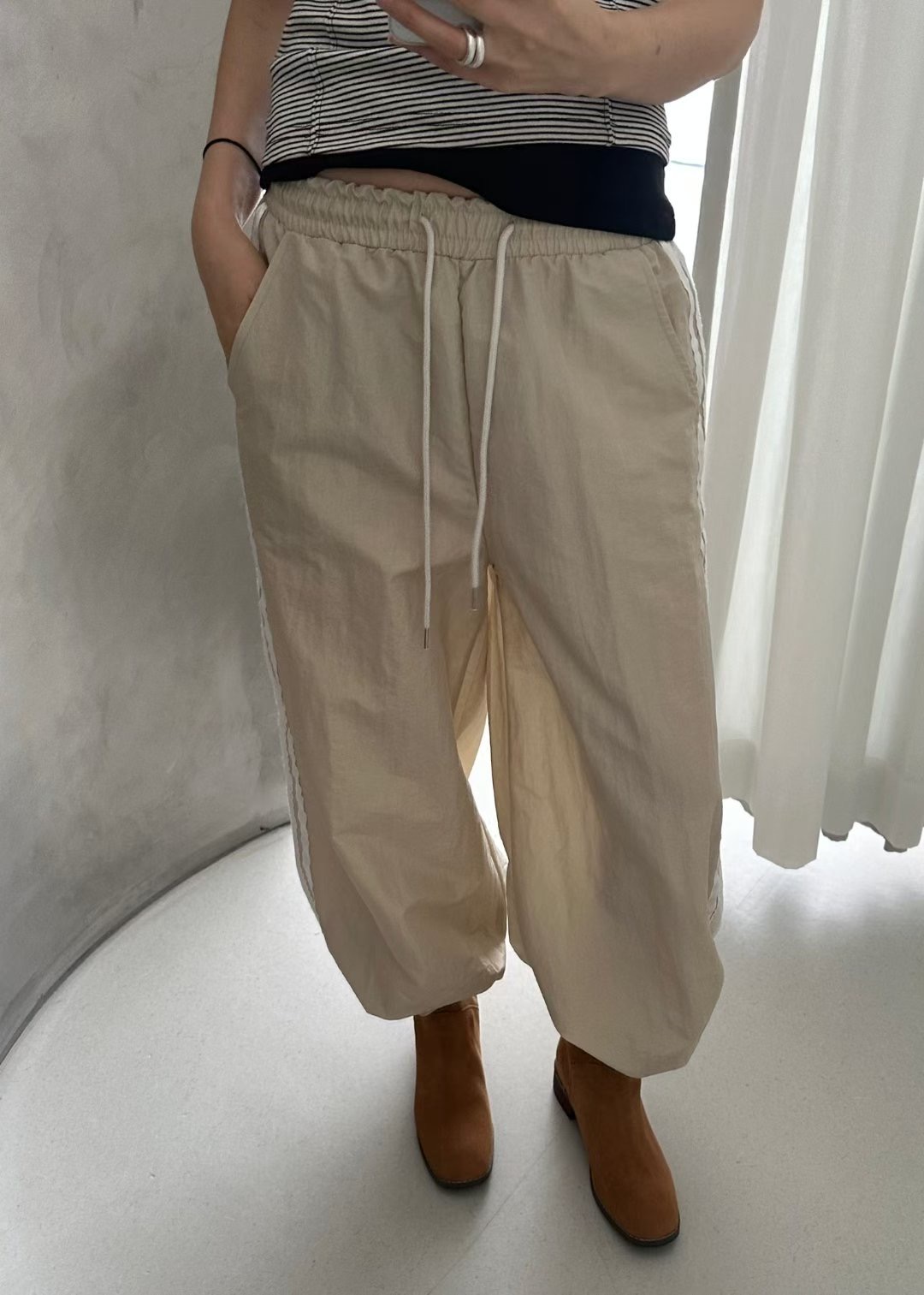 DRESS U東大門㊣實拍女士新品人氣推薦真品熱賣時尚休閑褲DRESS U休閑褲