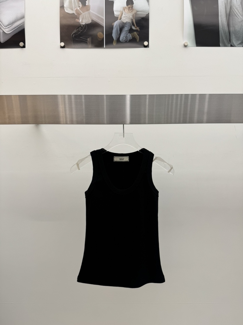 AMOOD東大門㊣直郵女裝新品25秋冬休閑人氣熱賣時尚吊帶背心AMOOD吊帶/背心圖色3