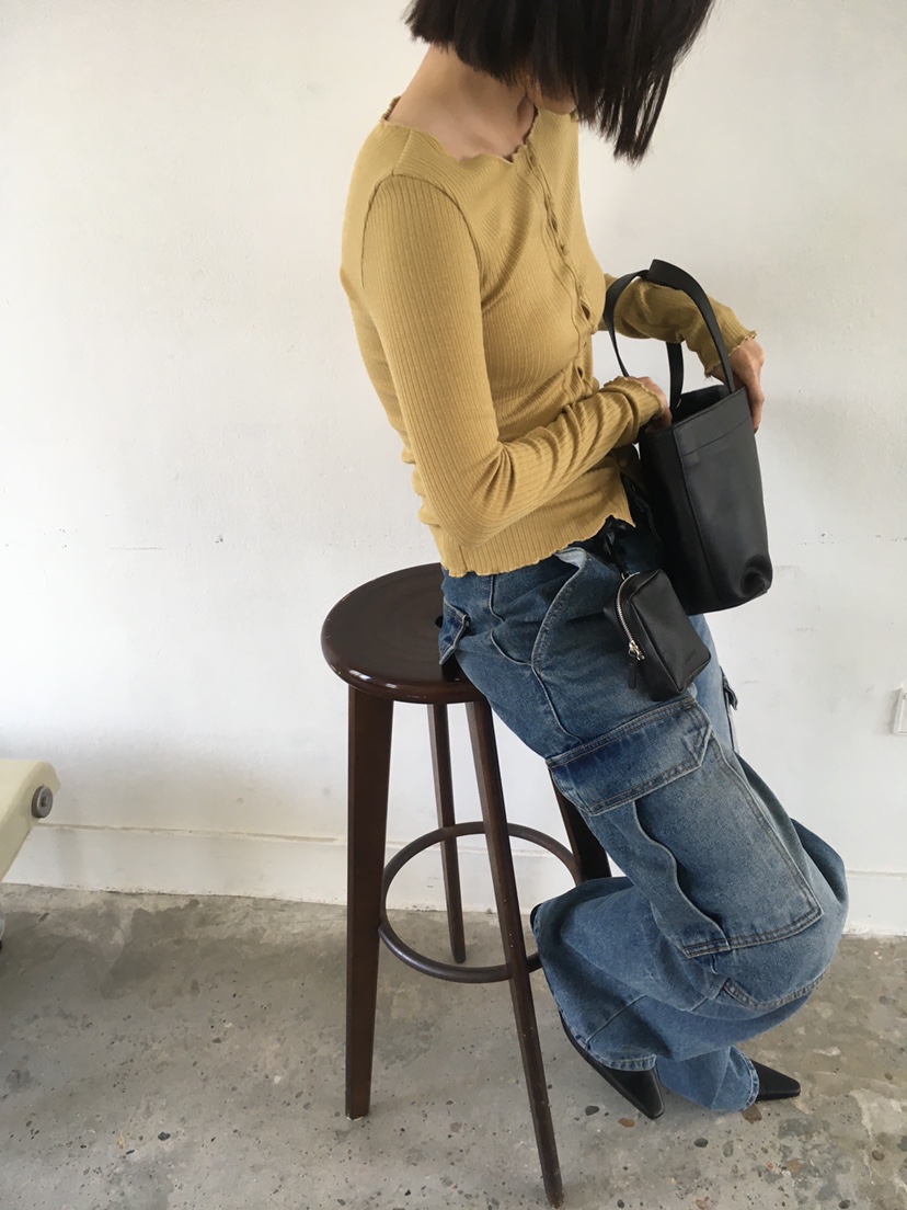 CEDARWOOD韓國直郵㊣女裝新款真品25秋冬休閑針織衫船領開衫CEDARWOOD針織衫