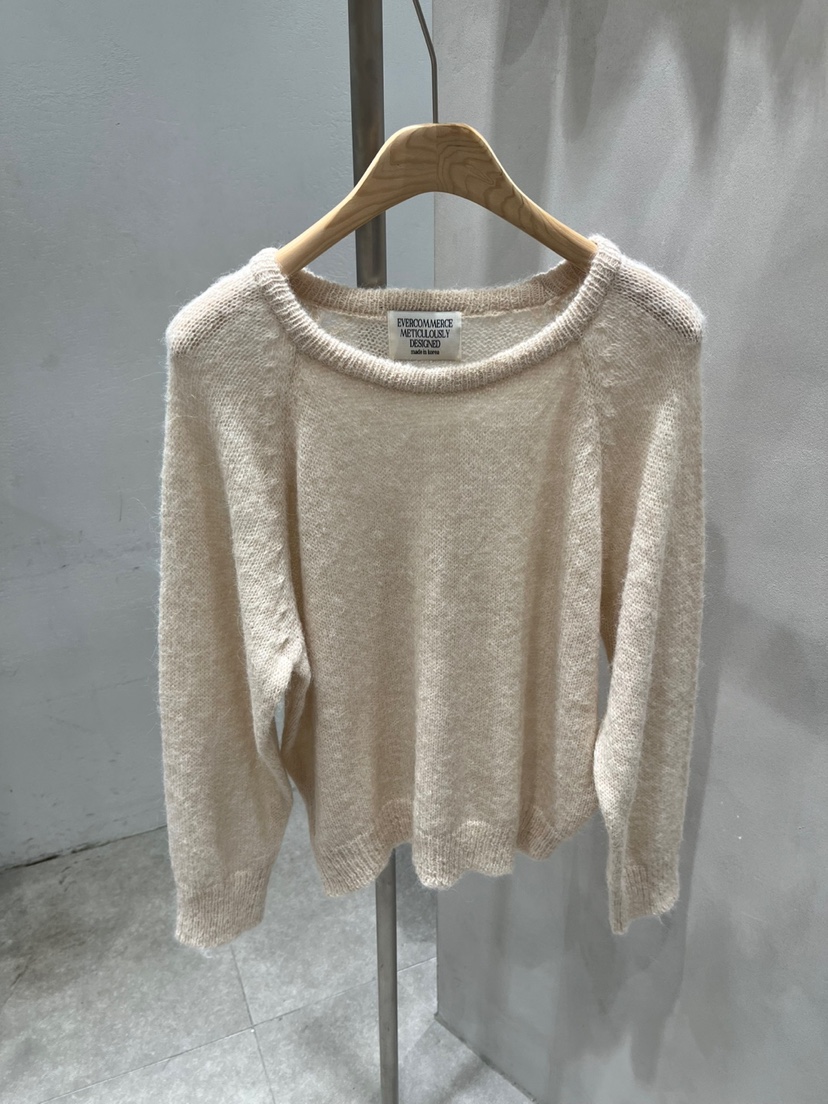 EVERCOMMERCE METICULOUSLY DESIGNED東大門㊣實拍女裝新品真品針織衫羊駝EVERCOMMERCE METICULOUSLY DESIGNED針織衫圖色2