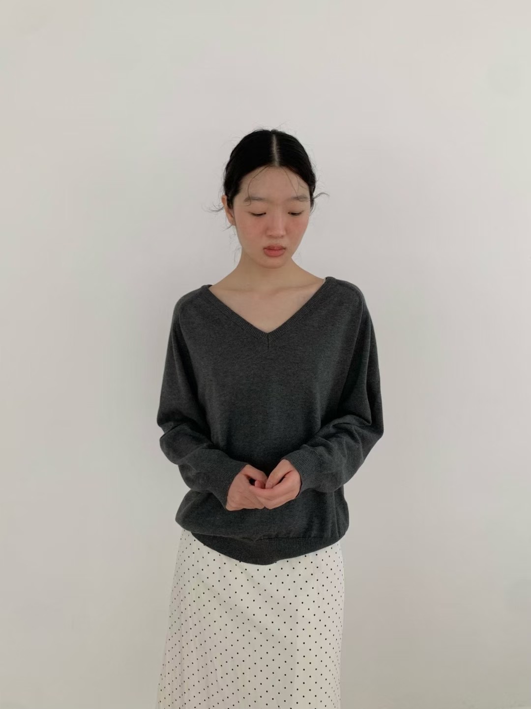 WEATHER韓國直郵㊣女士新款推薦時尚25秋冬休閑職業真品針織衫GOBSLMURI-ot針織衫圖色2