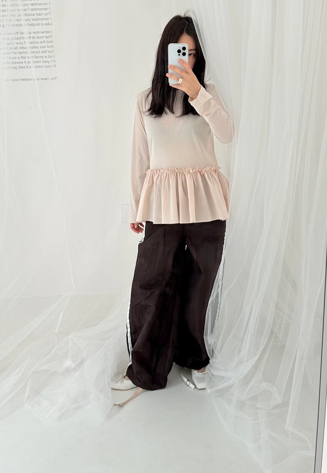 DRESS U東大門㊣代購女裝新品休閑人氣真品時尚推薦長袖T恤DRESS U長袖T恤圖色2