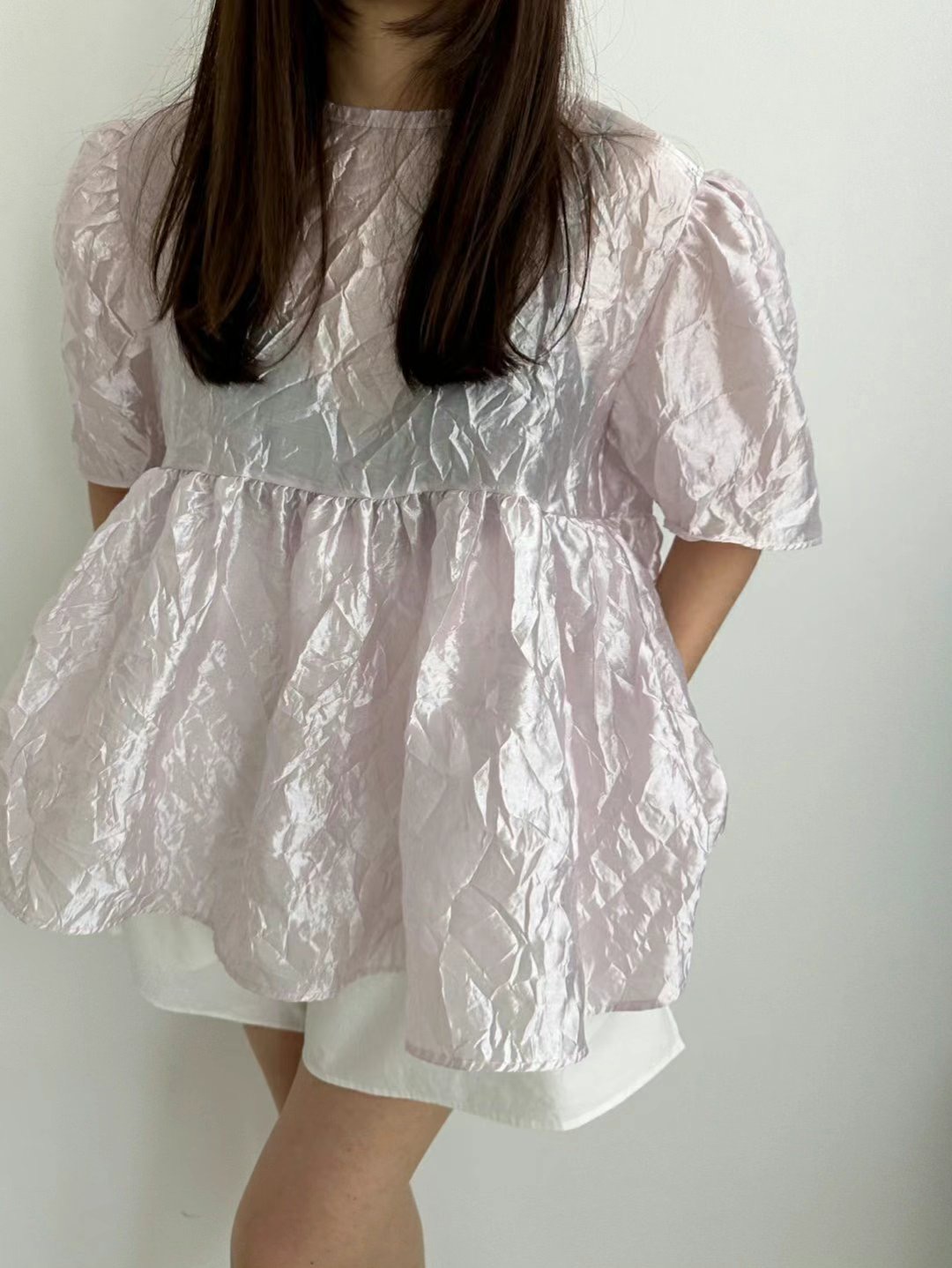 DRESS U韓國直郵㊣女裝新品真品推薦25秋冬人氣襯衫蕾絲衫DRESS U襯衫/蕾絲衫圖色3