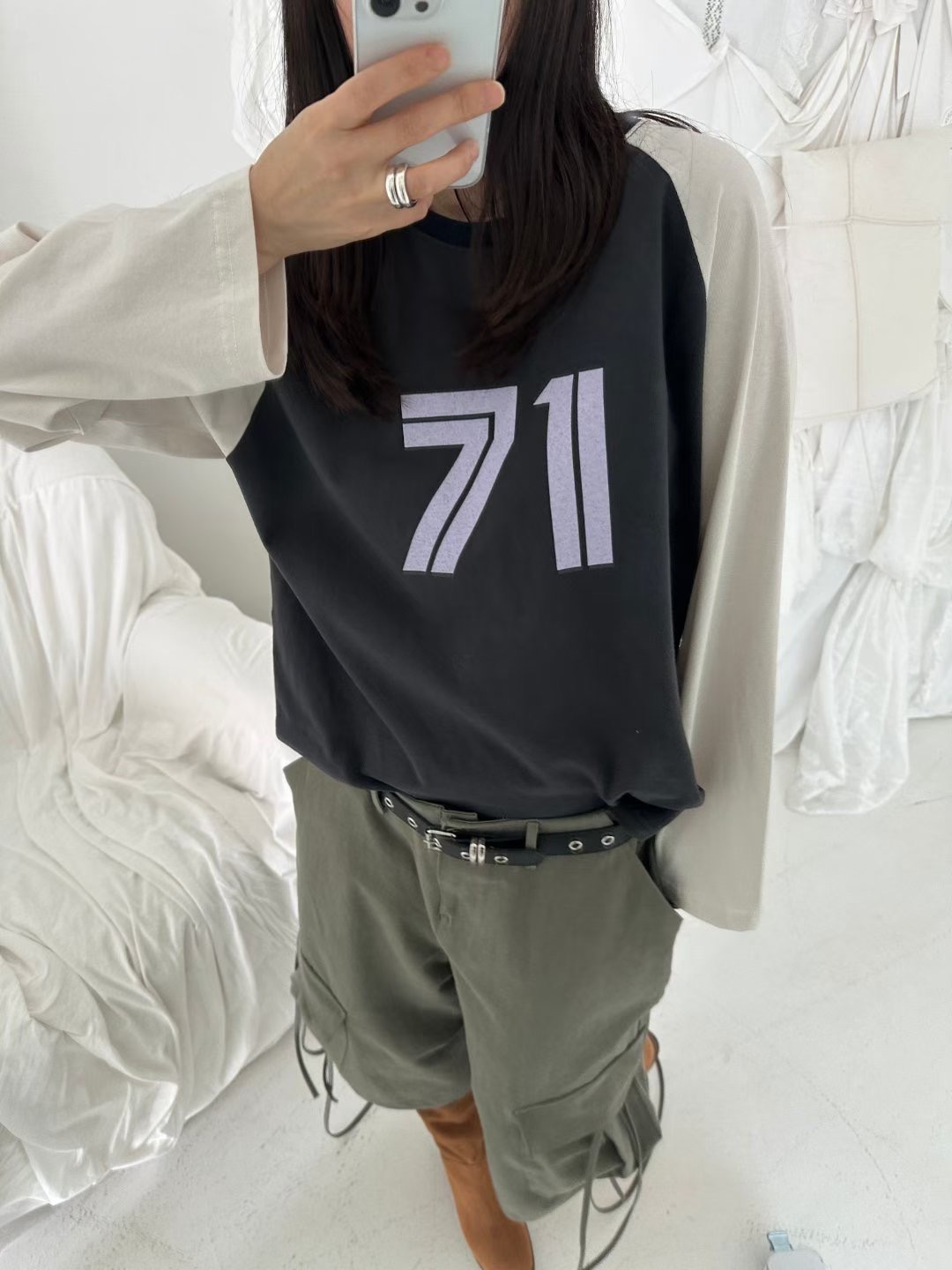 DRESS U東大門㊣代購女士新品休閑人氣推薦職業時尚長袖T恤DRESS U長袖T恤