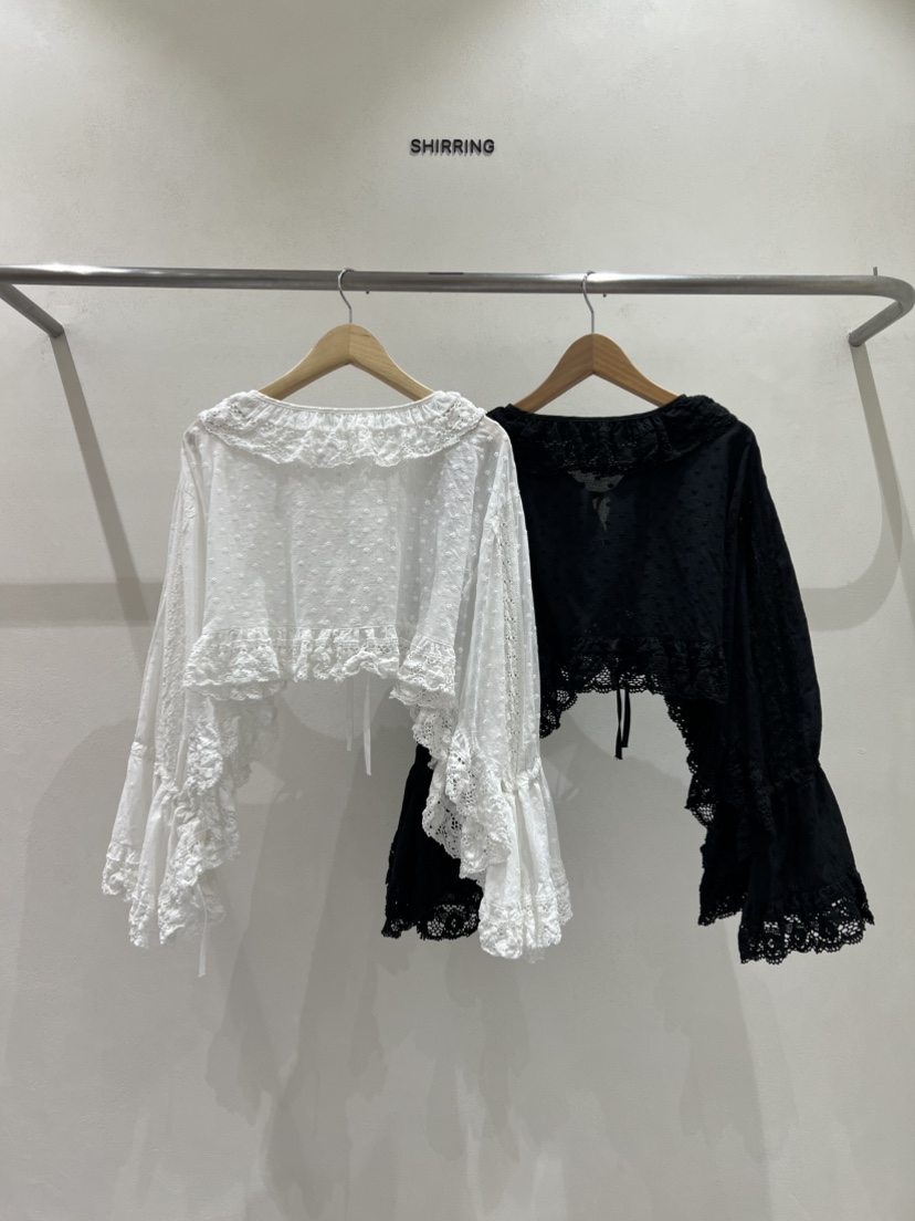 SHIRRING東大門㊣實拍女士新品真品推薦人氣25秋冬襯衫蕾絲衫SHIRRING襯衫/蕾絲衫