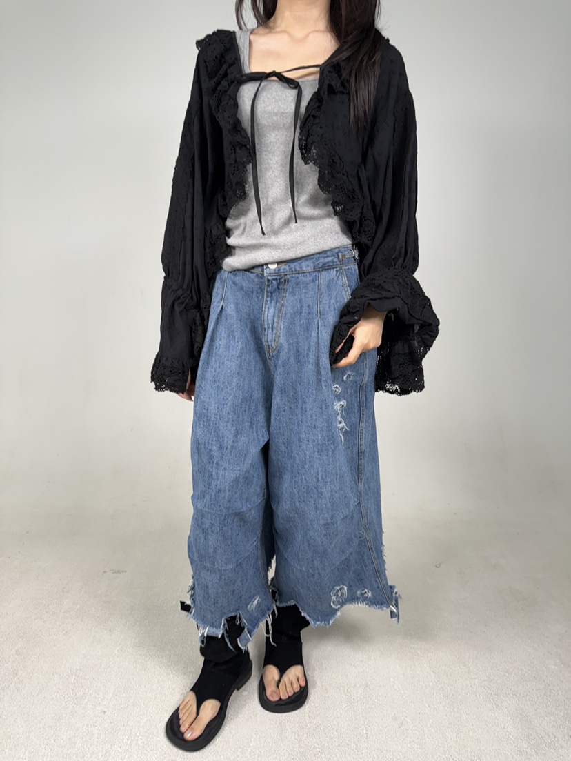 SHIRRING東大門㊣實拍女士新品真品推薦人氣25秋冬襯衫蕾絲衫SHIRRING襯衫/蕾絲衫
