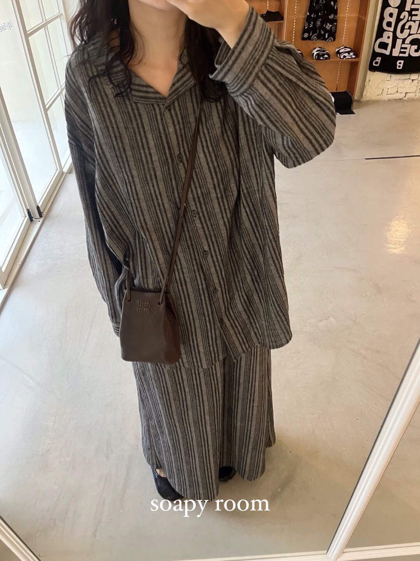 SOAPYROOM東大門㊣實拍女士新品推薦25秋冬人氣休閑熱賣長裙SOAPYROOM長裙