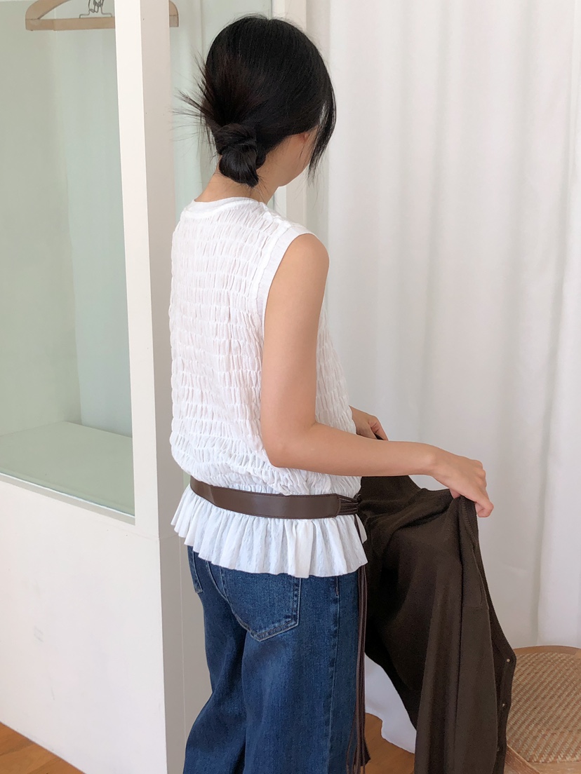MILLIMETER東大門㊣代購女士新品推薦休閑熱賣25秋冬吊帶背心MILLIMETER吊帶/背心