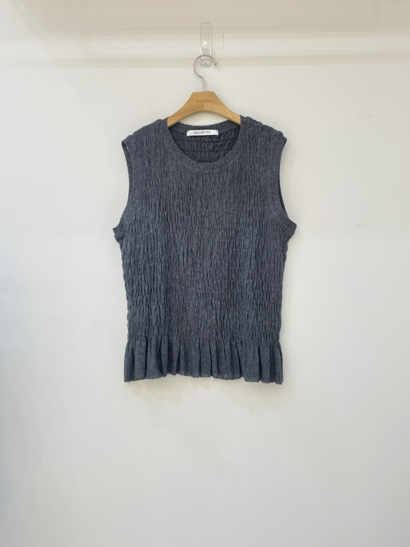 MILLIMETER東大門㊣代購女士新品推薦休閑熱賣25秋冬吊帶背心MILLIMETER吊帶/背心圖色2