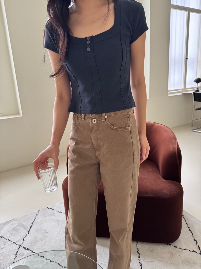 RIAH韓國代購㊣女裝新品人氣真品25秋冬職業推薦時尚休閑褲RIAH休閑褲