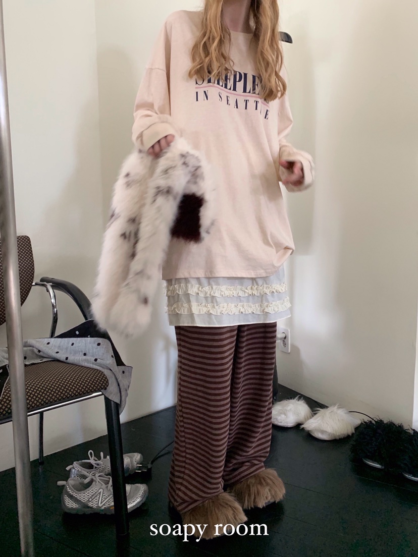 SOAPYROOM東大門㊣代購女士新品人氣推薦25秋冬職業熱賣休閑褲SOAPYROOM休閑褲