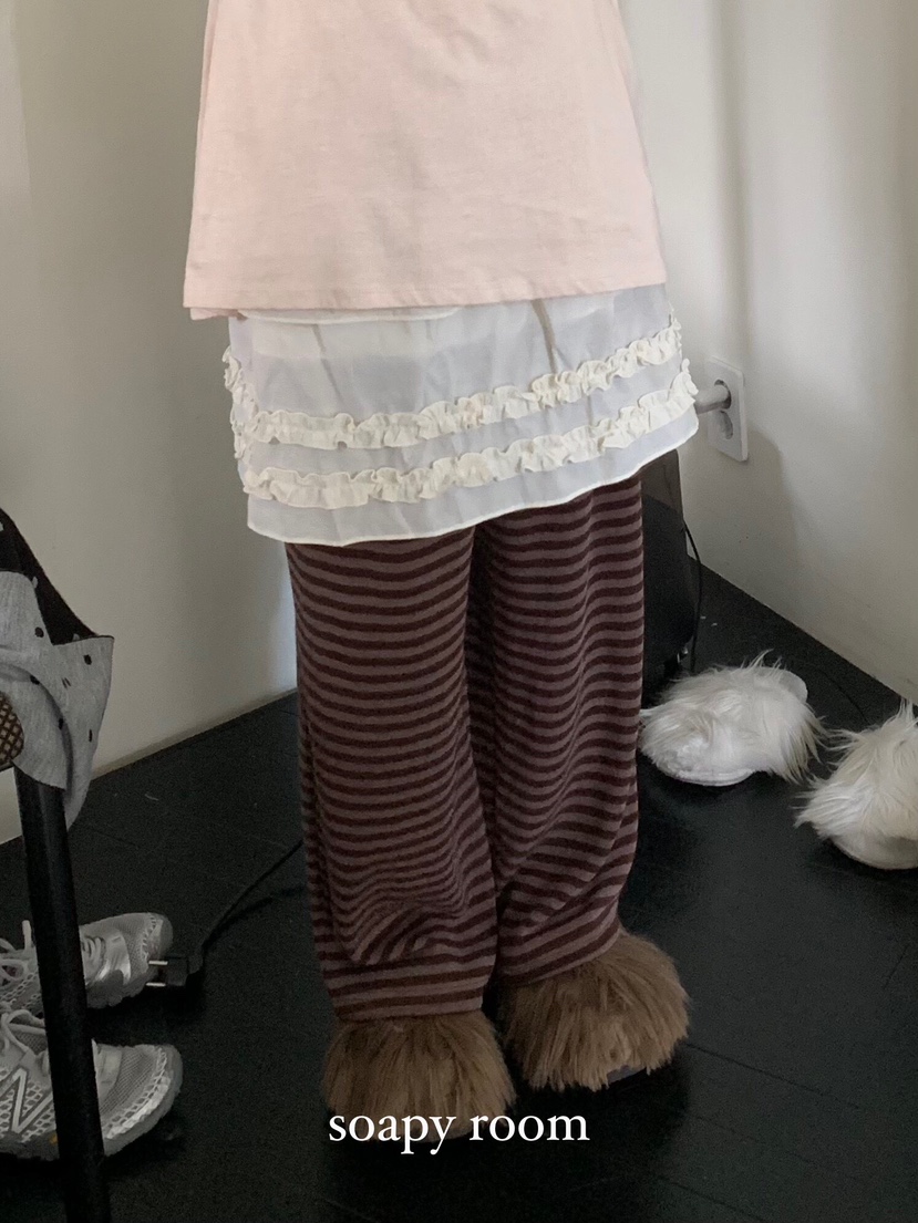 SOAPYROOM東大門㊣代購女士新品人氣推薦25秋冬職業熱賣休閑褲SOAPYROOM休閑褲