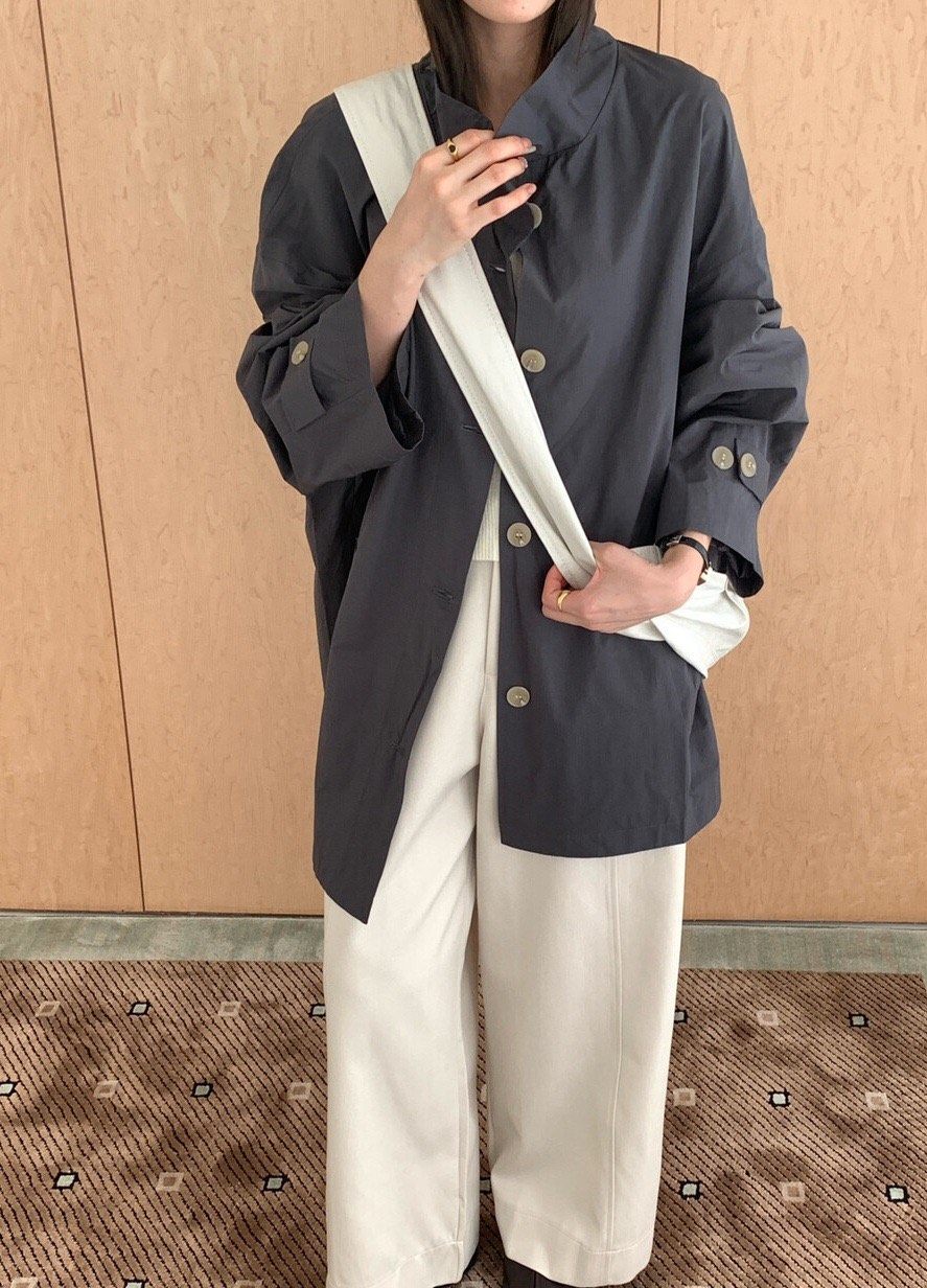 OLA韓國直郵㊣女士新品推薦休閑25秋冬人氣職業熱賣長款風衣mellor/OLA長款風衣