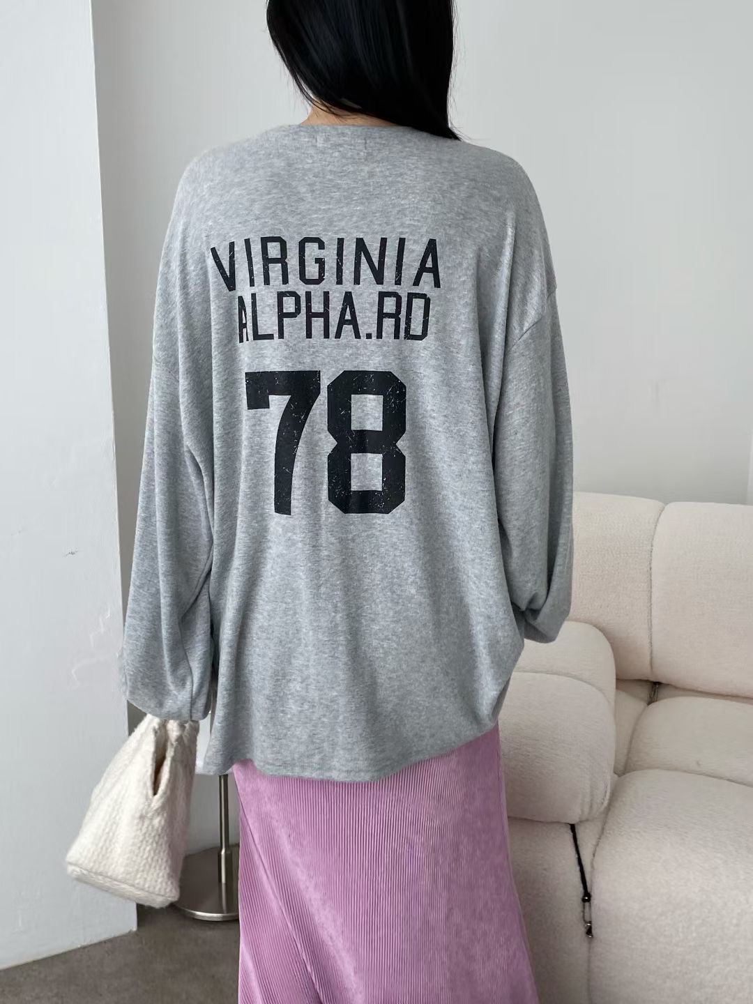 UNPLAN韓國代購㊣女裝新款25秋冬時尚職業熱賣推薦休閑長袖T恤UNPLAN長袖T恤