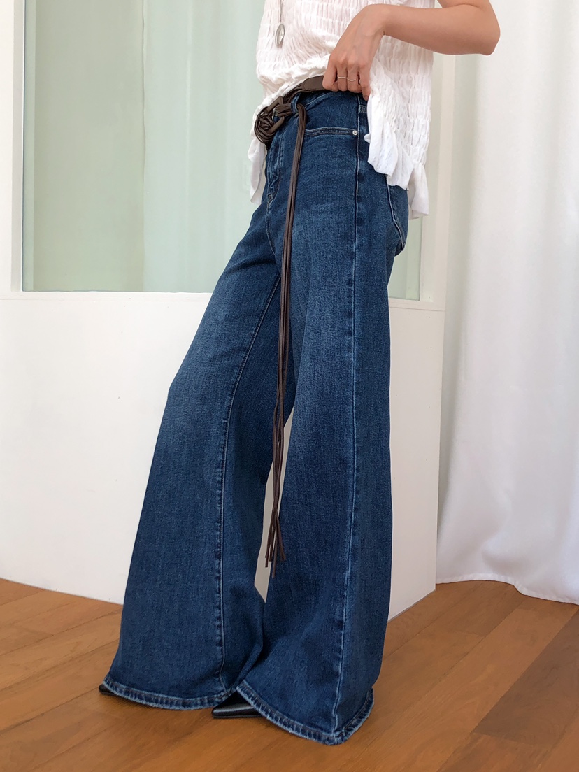 MILLIMETER東大門㊣實拍女士新品人氣推薦時尚牛仔褲含腰帶MILLIMETER牛仔褲