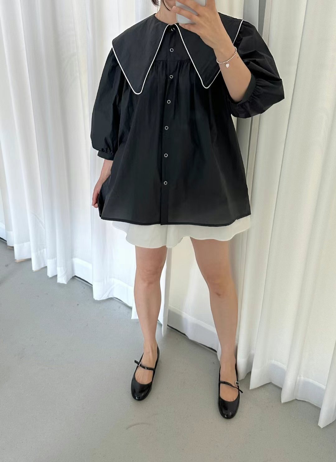DRESS U韓國直郵㊣女裝新款時尚休閑職業人氣推薦襯衫蕾絲衫DRESS U襯衫/蕾絲衫