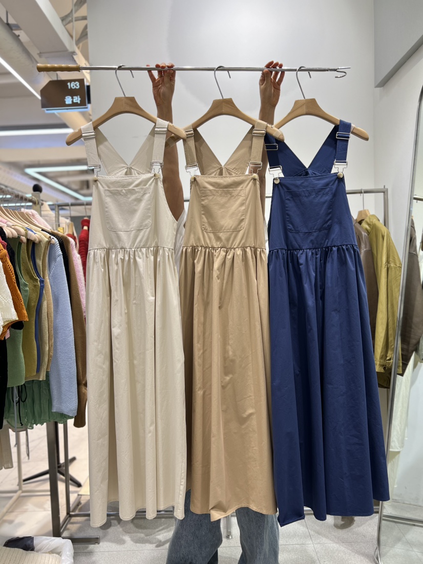 OLA韓國代購㊣女裝新品熱賣25秋冬職業推薦真品休閑人氣連衣裙mellor/OLA連衣裙