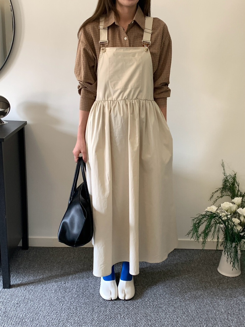 OLA韓國代購㊣女裝新品熱賣25秋冬職業推薦真品休閑人氣連衣裙mellor/OLA連衣裙