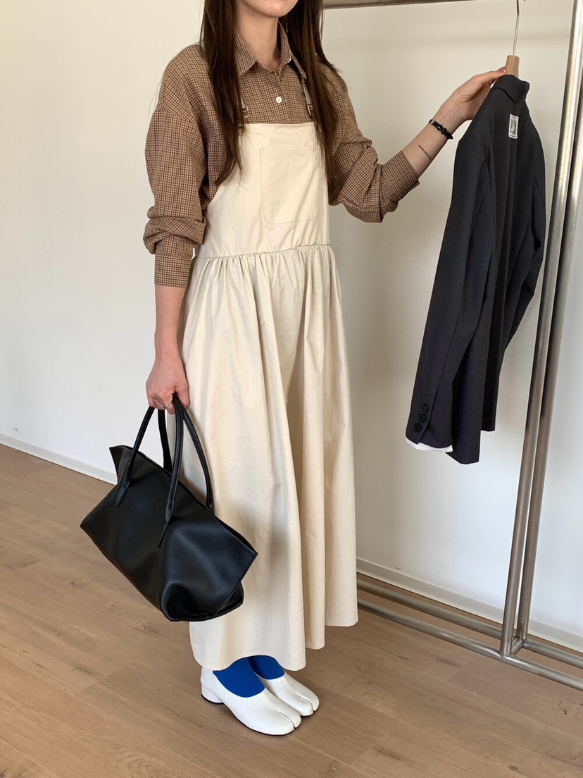 OLA韓國代購㊣女裝新品熱賣25秋冬職業推薦真品休閑人氣連衣裙mellor/OLA連衣裙