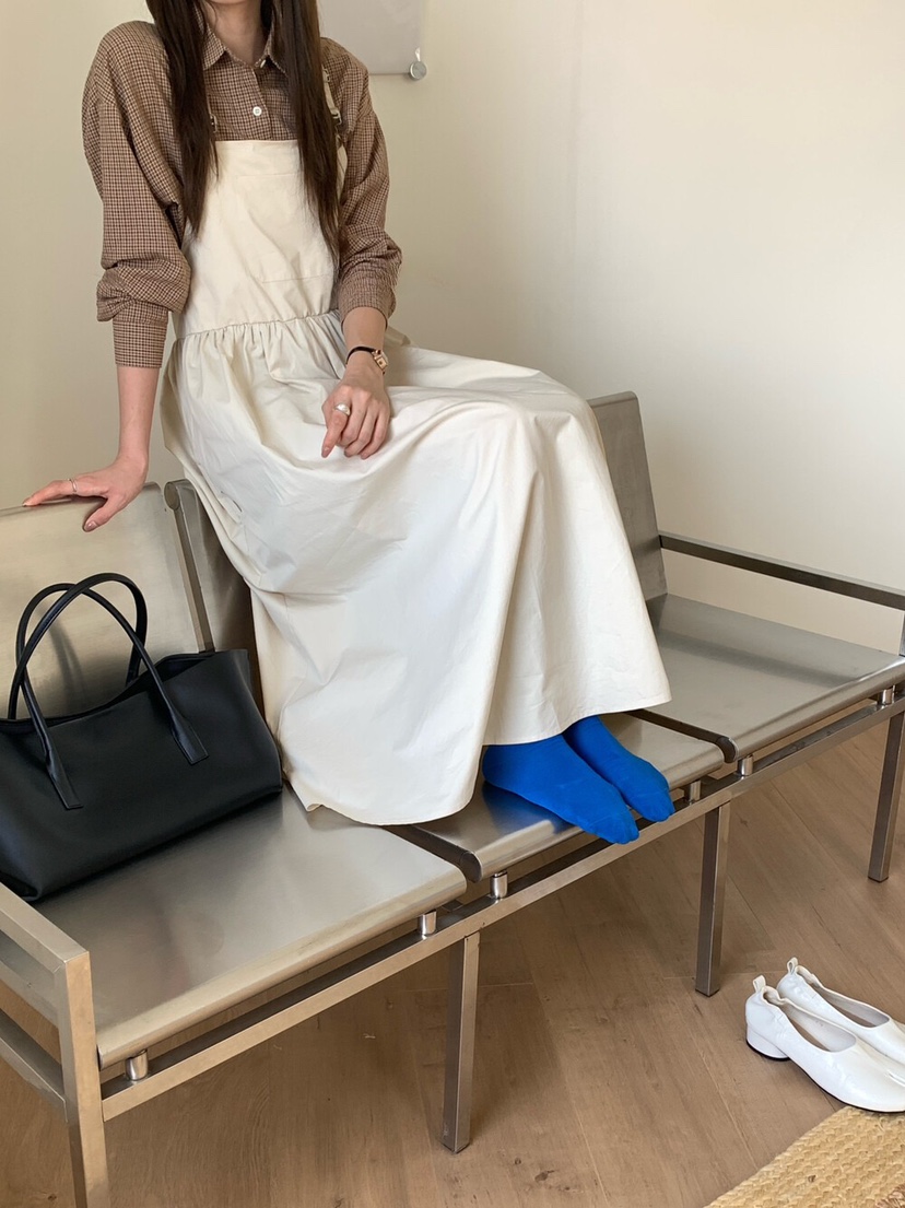OLA韓國代購㊣女裝新品熱賣25秋冬職業推薦真品休閑人氣連衣裙mellor/OLA連衣裙