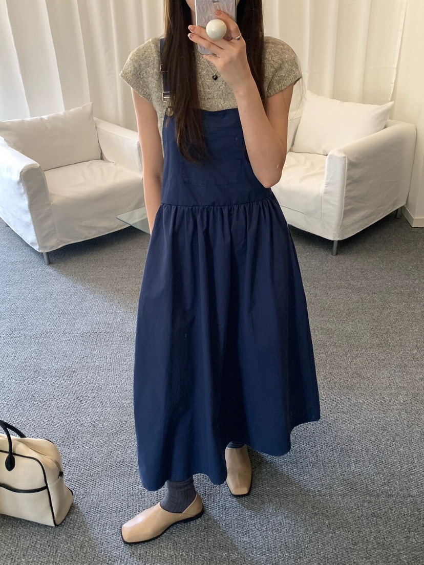 OLA韓國代購㊣女裝新品熱賣25秋冬職業推薦真品休閑人氣連衣裙mellor/OLA連衣裙