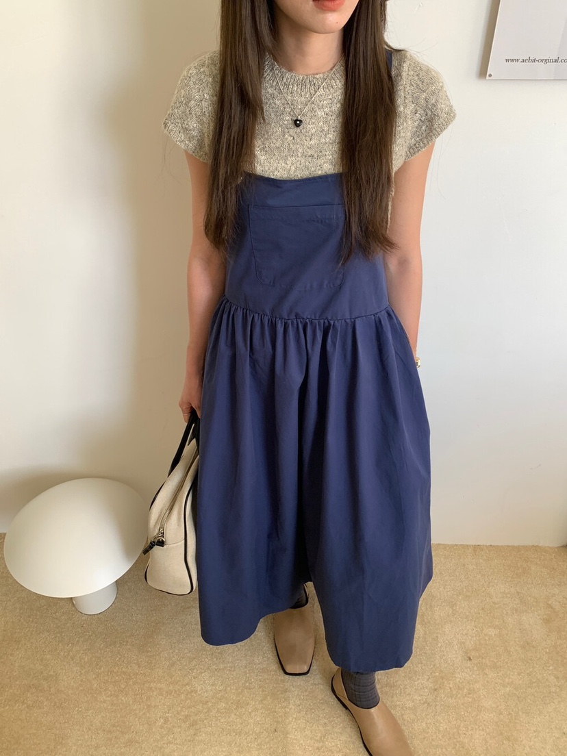 OLA韓國代購㊣女裝新品熱賣25秋冬職業推薦真品休閑人氣連衣裙mellor/OLA連衣裙