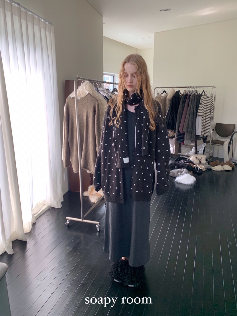 SOAPYROOM韓國代購㊣女士新品25秋冬人氣休閑職業推薦連衣裙SOAPYROOM連衣裙