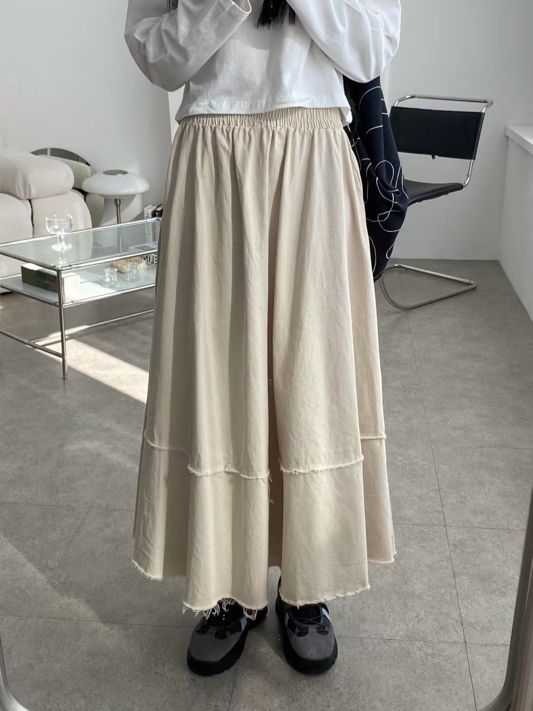 UNPLAN東大門㊣代購女士新款人氣休閑時尚職業推薦熱賣長裙UNPLAN長裙圖色2