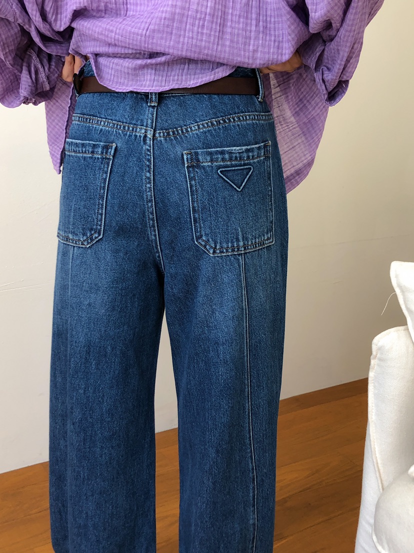 MILLIMETER東大門㊣直郵女裝新品人氣時尚推薦25秋冬牛仔褲MILLIMETER牛仔褲