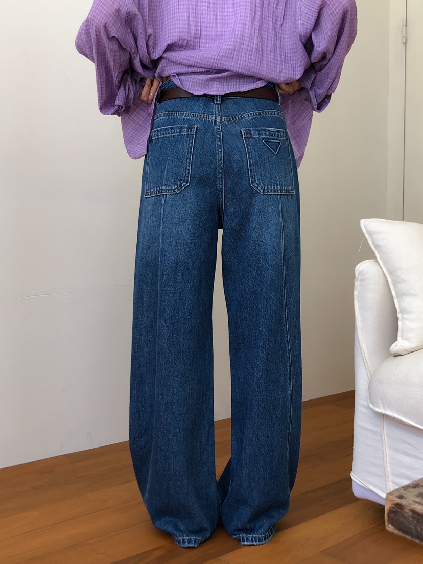 MILLIMETER東大門㊣直郵女裝新品人氣時尚推薦25秋冬牛仔褲MILLIMETER牛仔褲