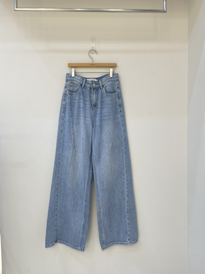 MILLIMETER東大門㊣直郵女裝新品人氣時尚推薦25秋冬牛仔褲MILLIMETER牛仔褲