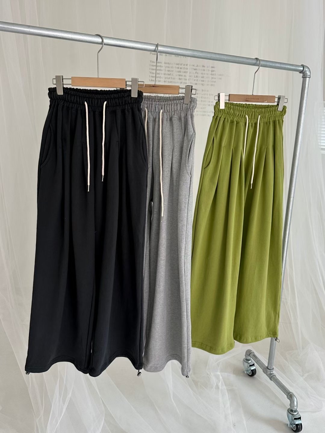 DRESS U東大門㊣實拍女裝新品25秋冬熱賣時尚真品人氣休閑褲DRESS U休閑褲