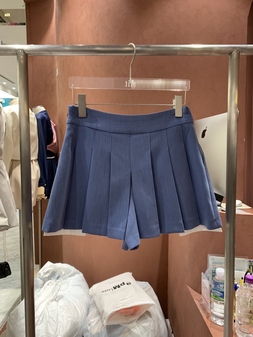 SLIT東大門㊣實拍女裝新品真品25秋冬休閑人氣推薦時尚裙褲SLIT裙褲