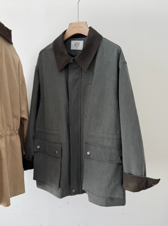 CEDARWOOD東大門㊣代購女裝新品25秋冬職業休閑熱賣時尚夾克CEDARWOOD夾克圖色2