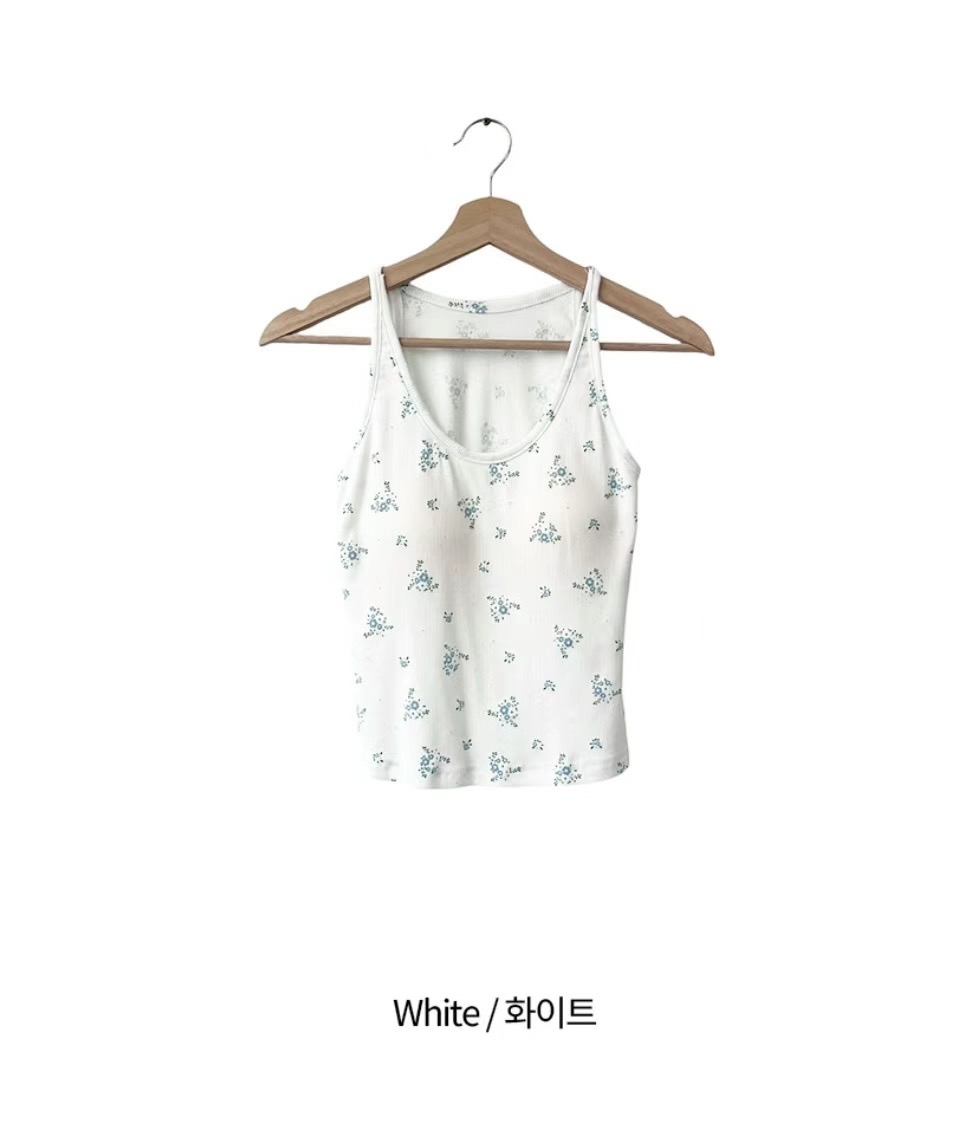 DRESS U韓國直郵㊣女裝新款25秋冬休閑職業時尚吊帶背心花朵DRESS U吊帶/背心圖色2