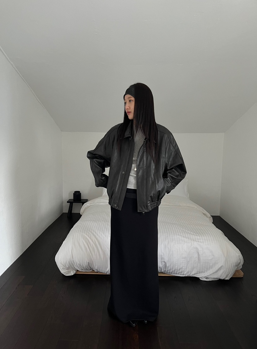 NEAR LEAP-P東大門㊣直郵女士新品真品人氣熱賣職業皮衣皮革NEAR LEAP皮衣