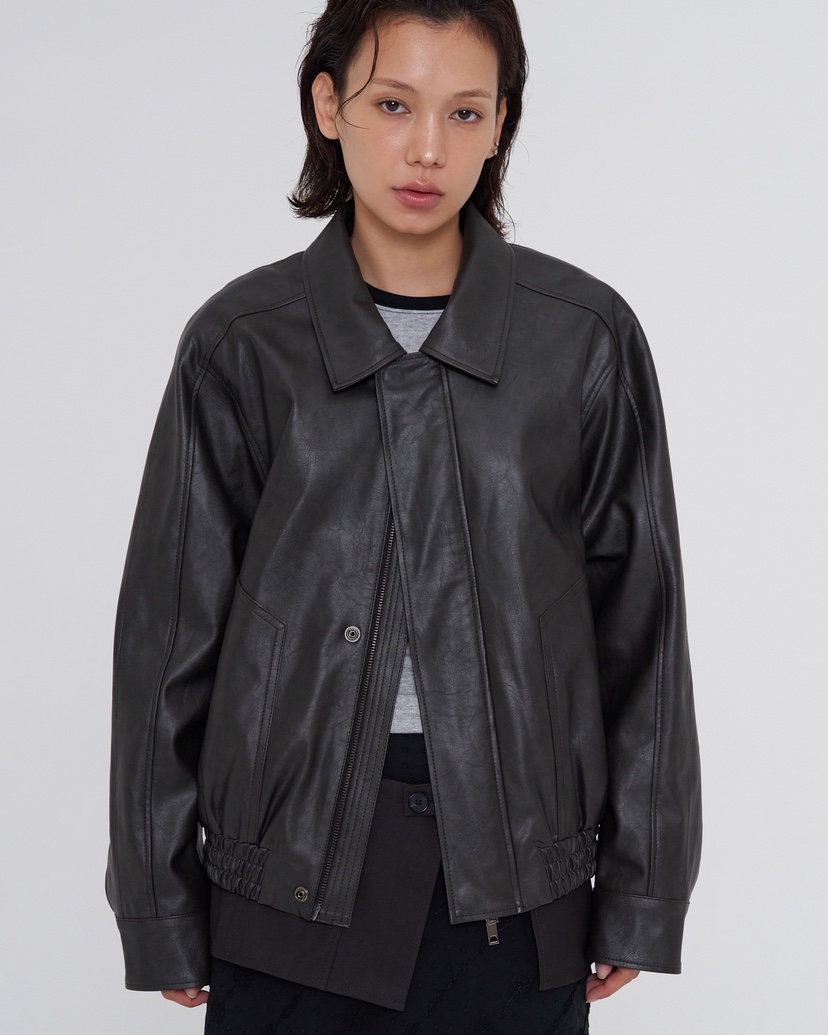 NEAR LEAP-P東大門㊣直郵女士新品真品人氣熱賣職業皮衣皮革NEAR LEAP皮衣
