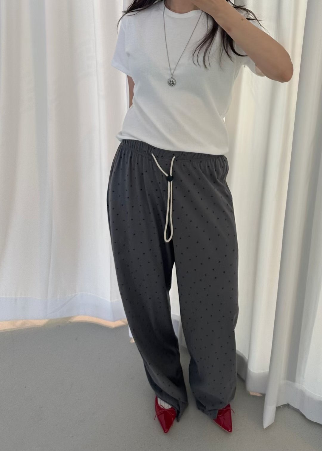 DRESS U東大門㊣實拍女裝新品推薦熱賣25秋冬職業休閑褲復古DRESS U休閑褲