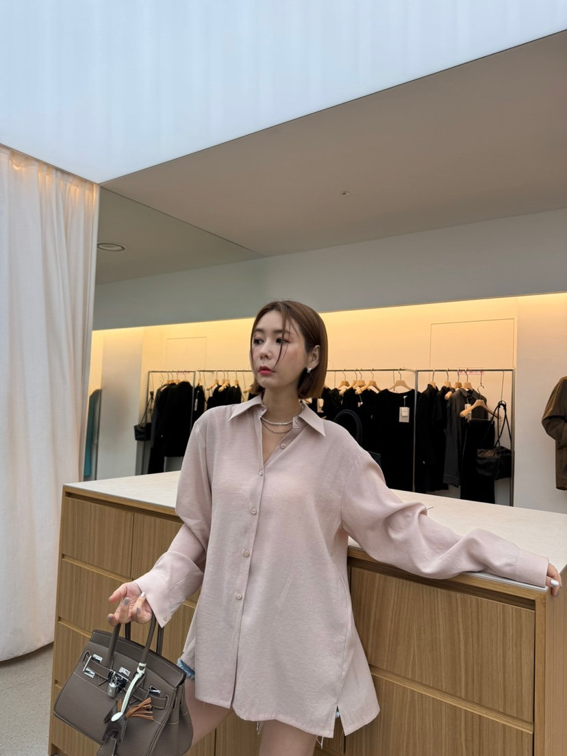 JUJU東大門㊣直郵女裝新款熱賣真品推薦25秋冬休閑襯衫蕾絲衫JUJU襯衫/蕾絲衫