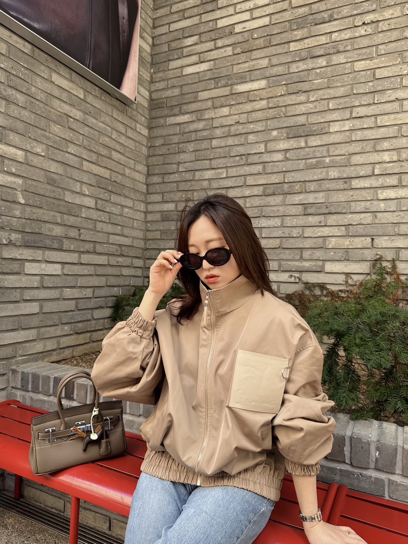 JUJU韓國直郵㊣女士新品人氣職業熱賣休閑25秋冬時尚推薦夾克JUJU夾克