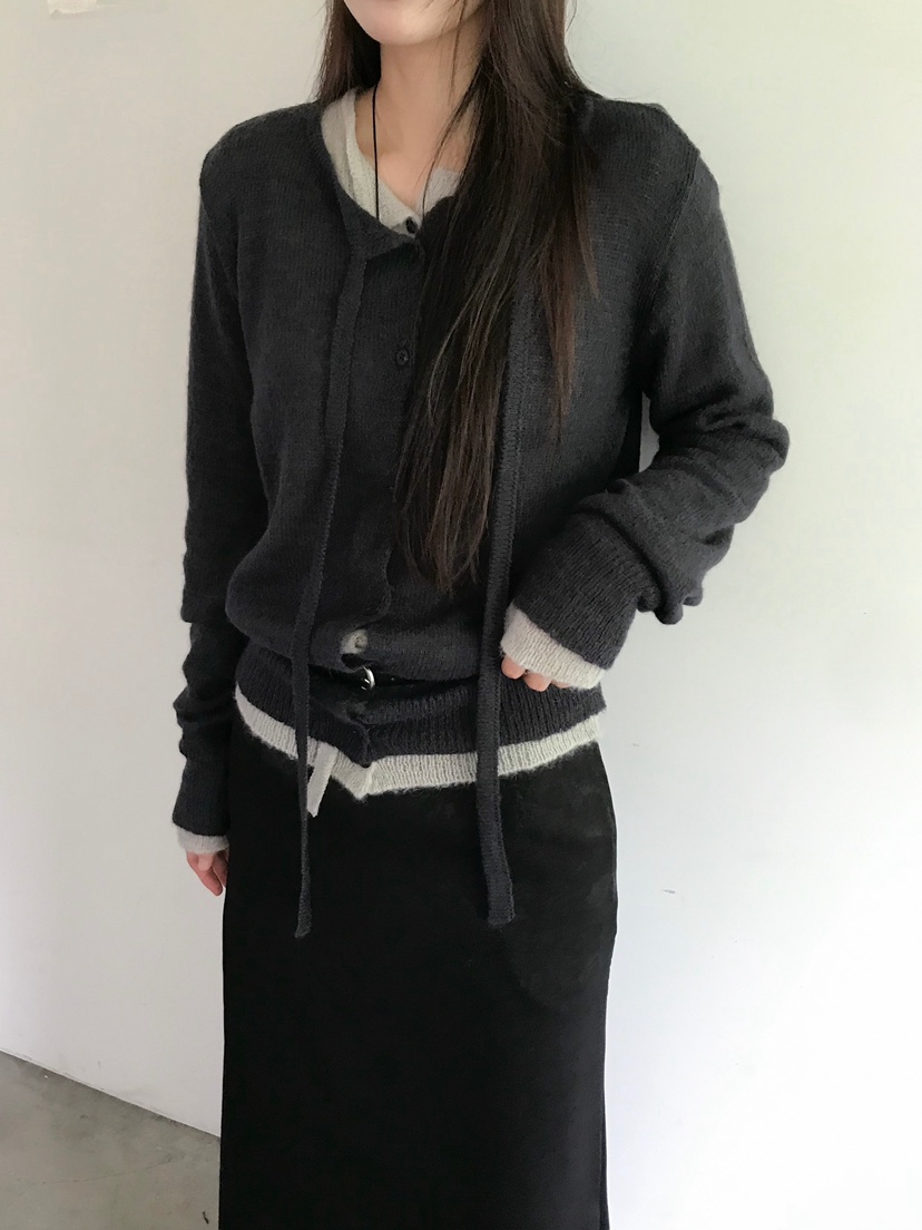 ESCHER東大門㊣直郵女裝新品熱賣真品針織衫不含腰帶馬海毛ESCHER針織衫
