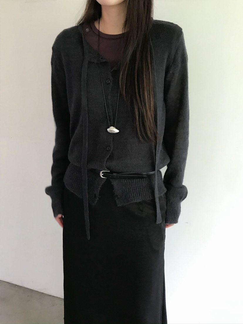 ESCHER東大門㊣直郵女裝新品熱賣真品針織衫不含腰帶馬海毛ESCHER針織衫