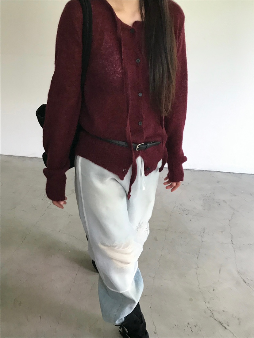 ESCHER東大門㊣直郵女裝新品熱賣真品針織衫不含腰帶馬海毛ESCHER針織衫