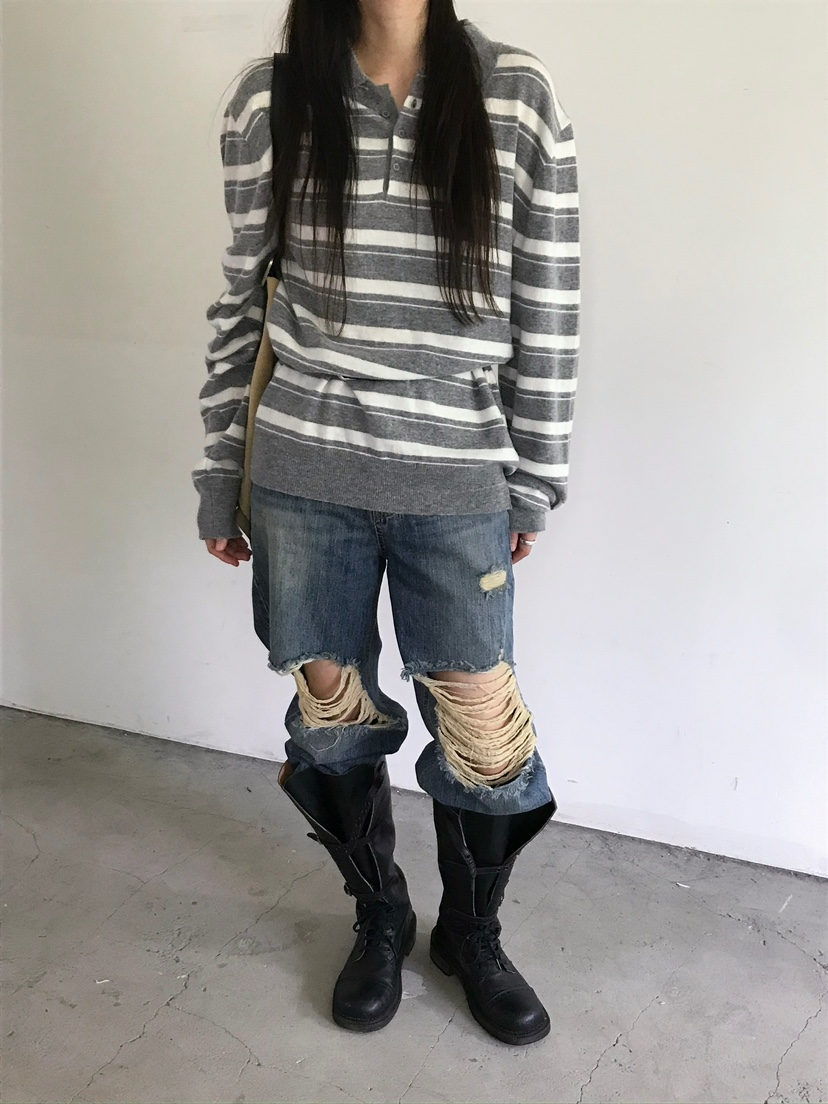ESCHER韓國代購㊣女士新款時尚25秋冬休閑職業針織衫不含腰帶ESCHER針織衫