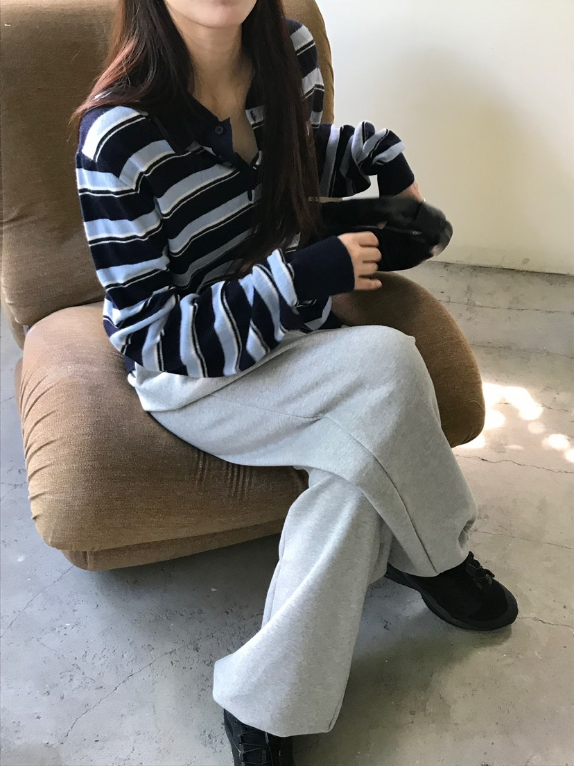ESCHER韓國代購㊣女士新款時尚25秋冬休閑職業針織衫不含腰帶ESCHER針織衫